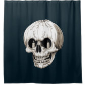 Jack O Lantern Cranium Halloween Gothic Duschvorhang (Vorderseite)