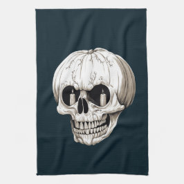 Jack O Lantern Cranium Halloween Gothic Geschirrtuch
