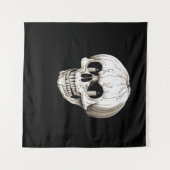 Jack O Lantern Cranium Halloween Gothic Wandteppich (Vorderseite (Horizontal))