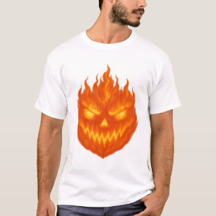 Jack-o'-Lantern-Dämonenfeld Halloween T-Shirt