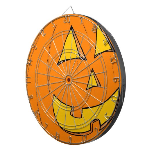 Jack o' Lantern Dartboard Dartscheibe (Vorderseite rechts)