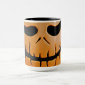 "Jack-o'-Lantern Delight: Halloween Pumpkin Mug" Tasse (Zentrum)