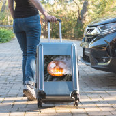 Jack-o-Lantern des kopflosen Pferdes Kopf an Flamm Aufkleber (Koffer Insitu)