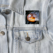 Jack-o-Lantern des kopflosen Pferdes Kopf an Flamm Button (Beispiel)