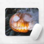 Jack-o-Lantern des kopflosen Pferdes Kopf an Flamm Mousepad (Mit Mouse)
