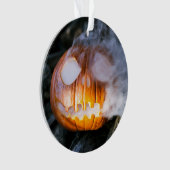Jack-o-Lantern des kopflosen Pferdes Kopf an Flamm Ornament (Vorderseite)