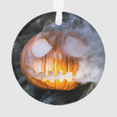 Jack-o-Lantern des kopflosen Pferdes Kopf an Flamm Ornament (Rückseite)