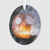 Jack-o-Lantern des kopflosen Pferdes Kopf an Flamm Ornament (Vorderseite)