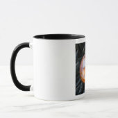 Jack-o-Lantern des kopflosen Pferdes Kopf an Flamm Tasse (Links)