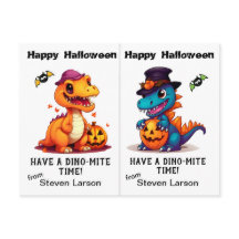 Jack o' Lantern Dinosaurs School Party Halloween