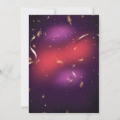 Jack-O-Lantern Disco Ball Erwachsene Halloween-Par Einladung (Rückseite)