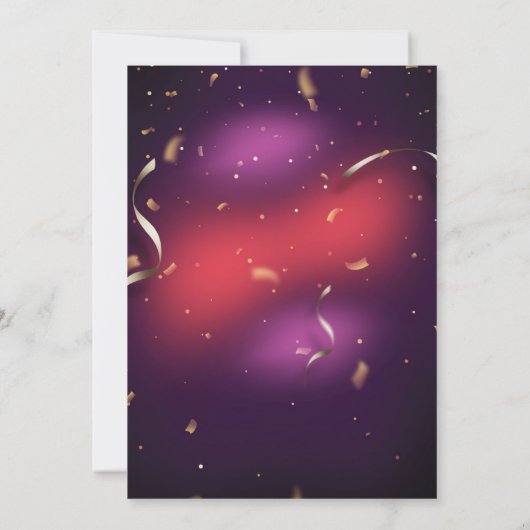 Jack-O-Lantern Disco Ball Erwachsene Halloween-Par Einladung (Rückseite)