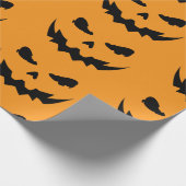 Jack-O-Lantern Eyes and Mouth Geschenkpapier (Ecke)