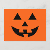 Jack O’ Lantern Face Fun Halloween Postkarte (Vorderseite)