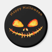 Jack O' Lantern Face Halloween Magnet (Vorne)
