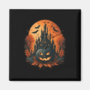 Jack O' Lantern Face Halloween Pumpkin Spooky Magnet