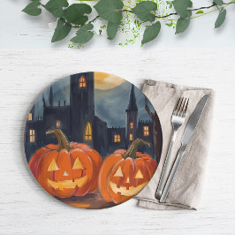 Jack-O-Lantern-Fright | Halloween Spooky Painted Pappteller