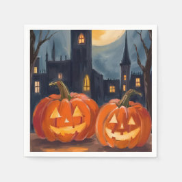 Jack-O-Lantern-Fright | Halloween Spooky Party Serviette