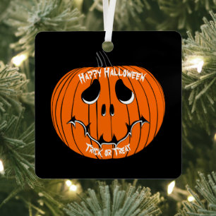 Jack O' Lantern Frohes Halloween Süßes oder Saures Ornament Aus Metall