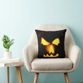 Jack-O-Lantern-Frontabdeckung Orange Kissen (Stuhl )