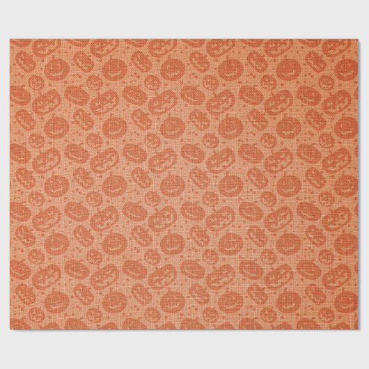 Jack-O-Lantern Geschenkpapier (Flach)