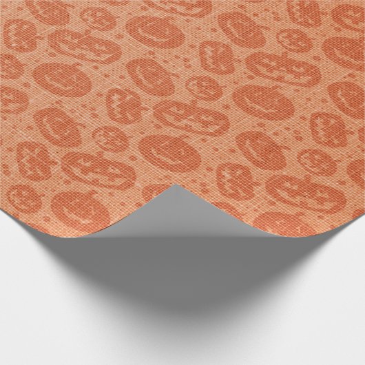 Jack-O-Lantern Geschenkpapier (Ecke)