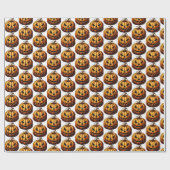 Jack O' Lantern Geschenkpapier (Flach)