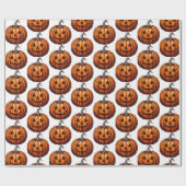 Jack O' Lantern Geschenkpapier (Flach)