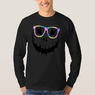 Jack O Lantern Gesicht Kürbis Halloween Tie Dye Pr T-Shirt