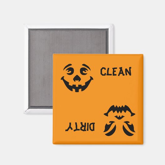 Jack-o-Lantern-Gesichtsspülmaschine Magnet (Vorderseite/Rückseite)