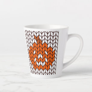 JACK-O-LANTERN-GESTRICKTE Latte-Tasse Milchtasse