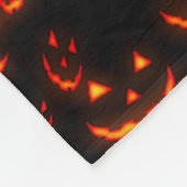 Jack O' Lantern GlowFaces Fleecedecke (Ecke)