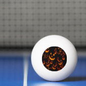 Jack O' Lantern GlowFaces Tischtennisball (Netto)