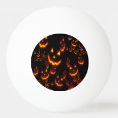 Jack O' Lantern GlowFaces Tischtennisball (Vorderseite)