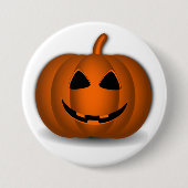 Jack o' Lantern Halloween Button (Vorderseite)