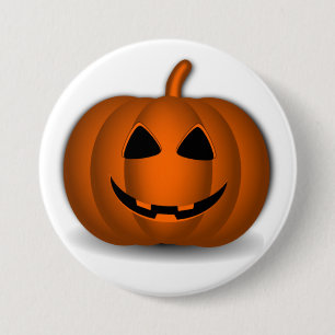 Jack o' Lantern Halloween Button
