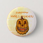 Jack-O-Lantern Halloween Button (Vorderseite)