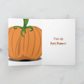 Jack o' Lantern Halloween Card Karte (Innenseite)