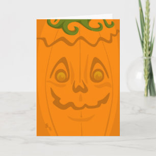 Jack o' Lantern Halloween Card Karte