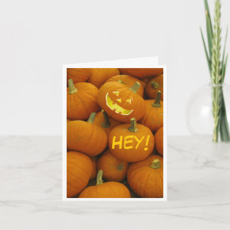 Jack O' Lantern Halloween Card Karte
