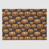 Jack-o’-Lantern Halloween-Design Seidenpapier (Vorderseite)