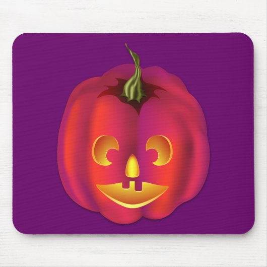 Jack-O-Lantern Halloween Mousepad (Vorne)