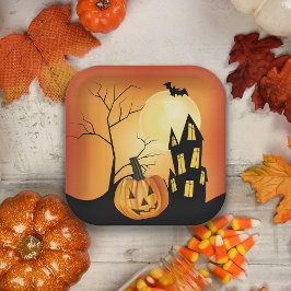 Jack O' Lantern Halloween Pappteller