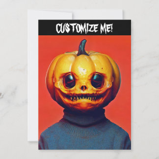 Jack-O-Lantern-Halloween-Party Einladung