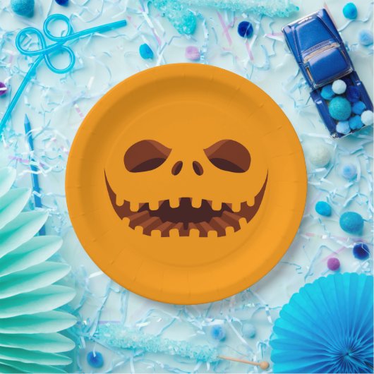 Jack o' Lantern Halloween-Party Pappteller (Party)