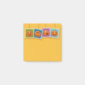 Jack-O-Lantern Halloween Post-It-Notes Post-it Klebezettel (Vorderseite)
