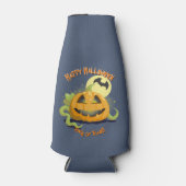 Jack O' Lantern Halloween Pumpkin Flaschenkühler (Vorderseite)