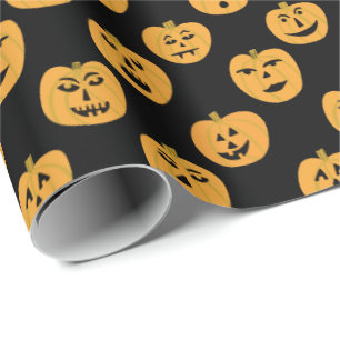 Jack-O-Lantern Halloween PUMPKIN-Mustergeschenk Geschenkpapier