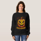 Jack-O-Lantern Halloween Pumpkin Sweatshirt (Vorne ganz)