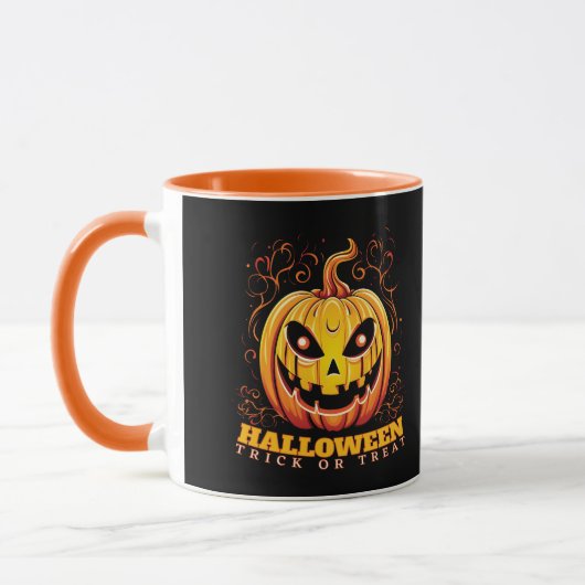 Jack-O-Lantern Halloween Pumpkin Tasse (Links)